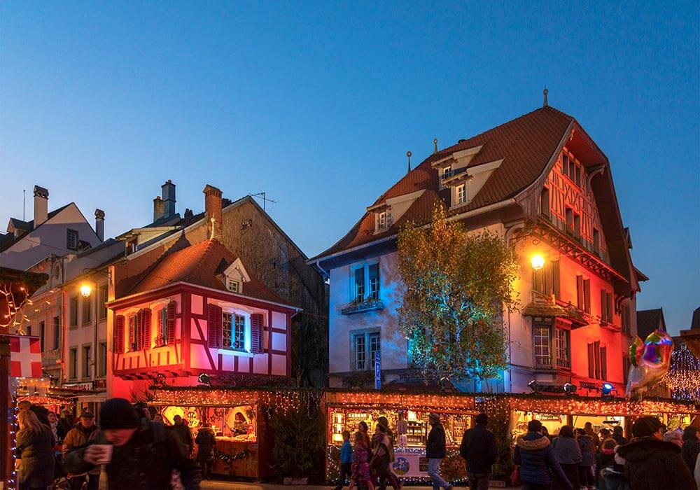 Visite guidée lors de marché de Noël de Montbéliard